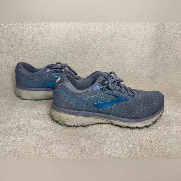 Brooks Ghost 12 Women’s Size 8.5B Blue Gray 1203051B403 Running Walking Athletic - Picture 5 of 8